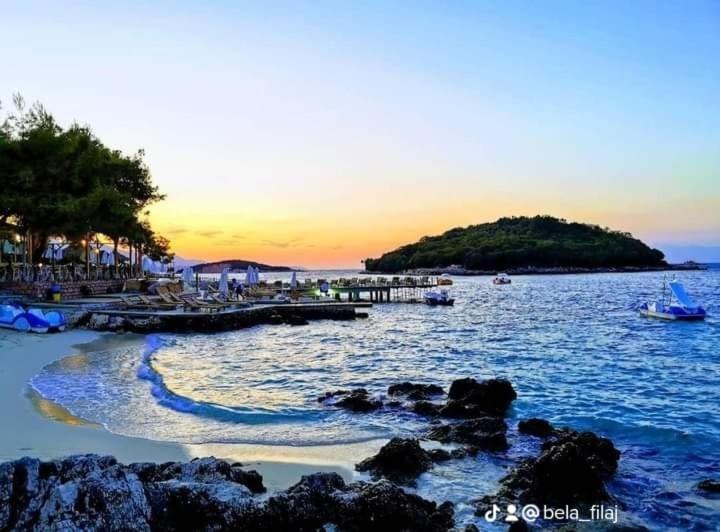 Appartement Vila Anxhela à Ksamil Extérieur photo